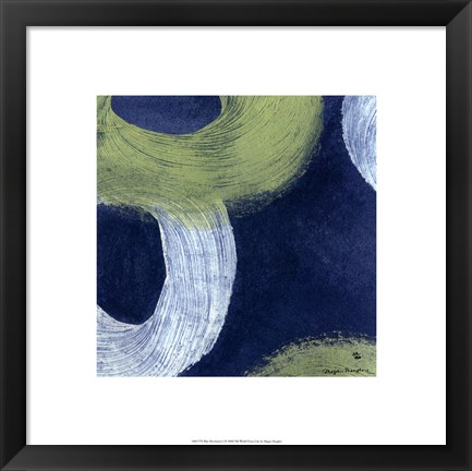 Framed Blue Revolution I Print