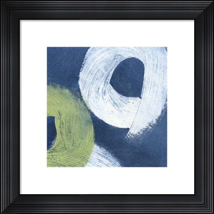 Framed Blue Revolution III Print