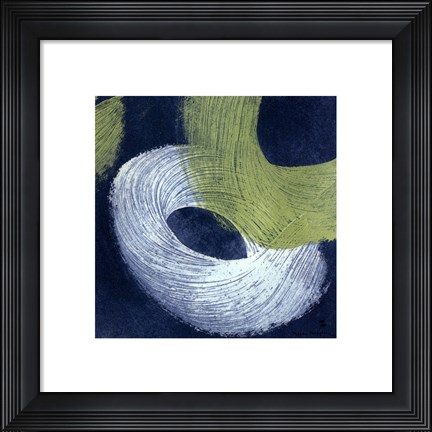 Framed Blue Revolution IV Print