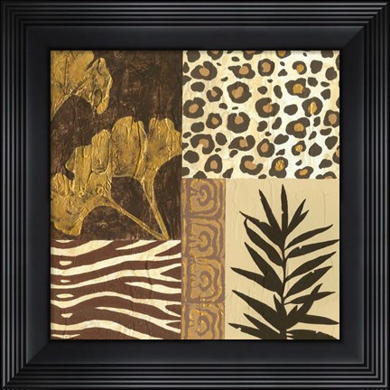 Framed Sophisticated Safari II Print