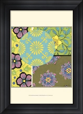 Framed Small Blooming Medallion I Print