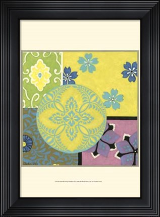 Framed Small Blooming Medallion II Print