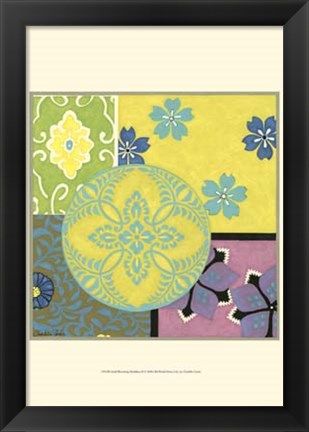 Framed Small Blooming Medallion II Print