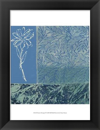Framed Nature&#39;s Montage II Print