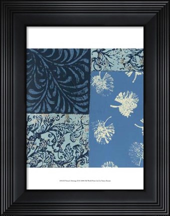 Framed Nature&#39;s Montage IX Print