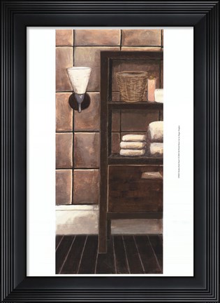 Framed Modern Bath Panel I Print