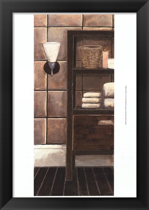 Framed Modern Bath Panel I Print