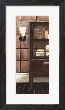 Framed Modern Bath Panel I Print