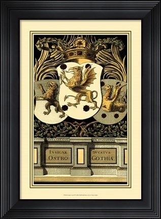 Framed Family Crest II Print