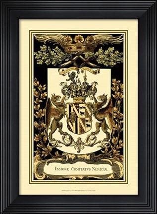 Framed Family Crest IV Print