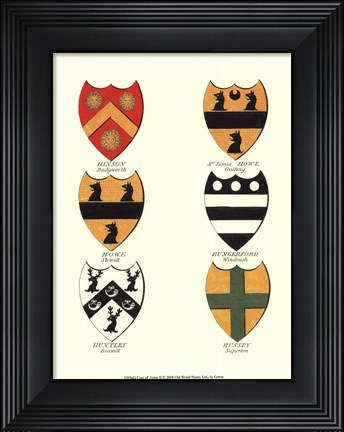 Framed Coat of Arms II Print