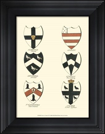 Framed Coat of Arms IV Print