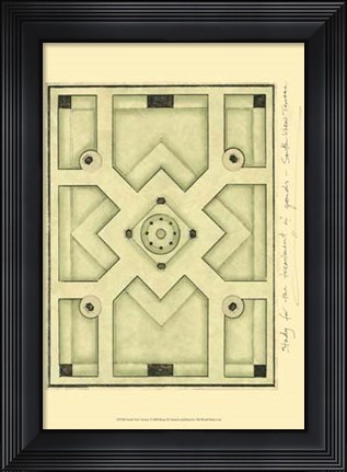 Framed South View Terrace Print