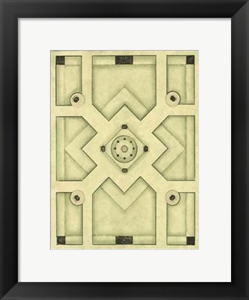 Framed South View Terrace Print