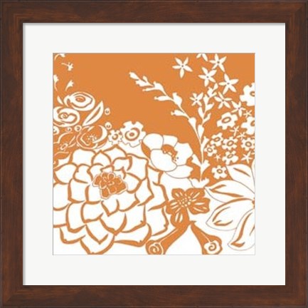 Framed Vibrant Tokyo Garden IV Print