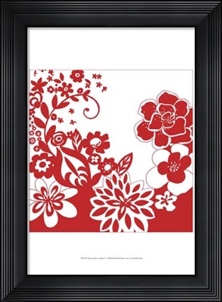 Framed Vibrant Tokyo Garden V Print