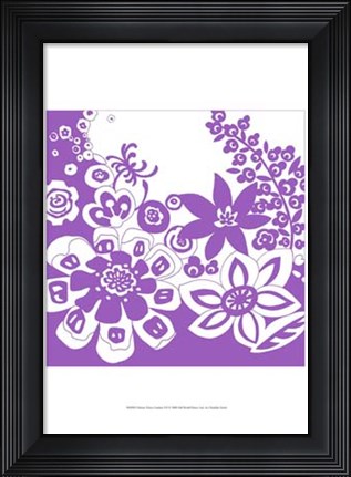 Framed Vibrant Tokyo Garden VII Print