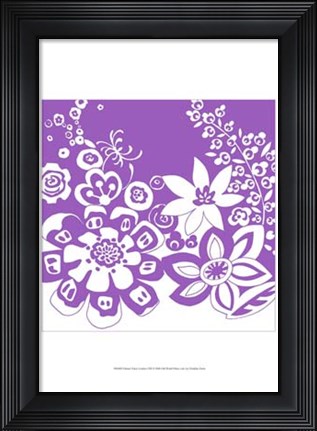 Framed Vibrant Tokyo Garden VIII Print