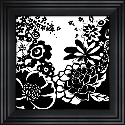 Framed Tokyo Garden I Print