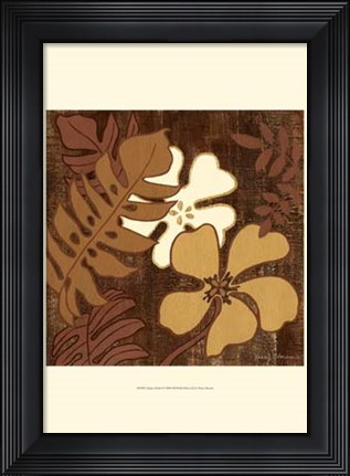 Framed Calypso Floral I Print