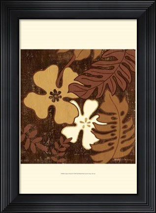 Framed Calypso Floral II Print