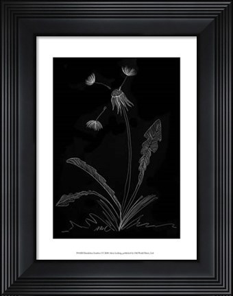 Framed Dandelion Garden I Print
