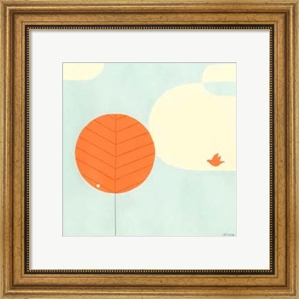 Framed Citrus Grove I Print