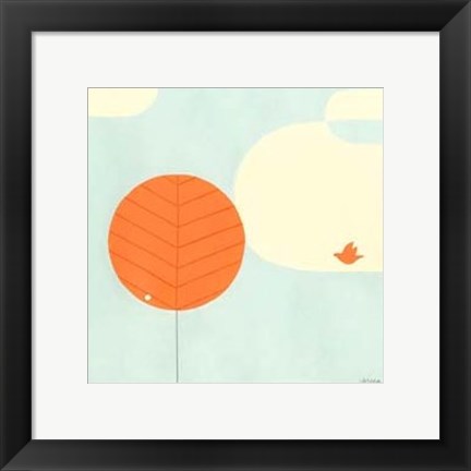 Framed Citrus Grove I Print