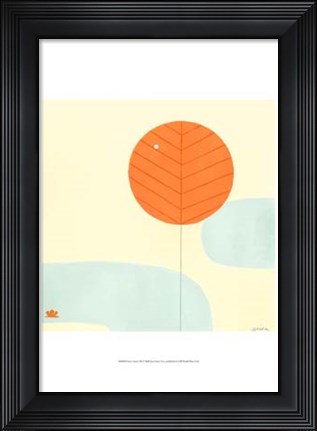 Framed Citrus Grove III Print