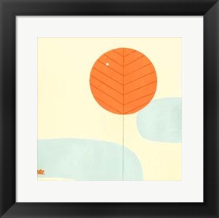 Framed Citrus Grove III Print