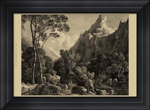 Framed View of Wensley Print