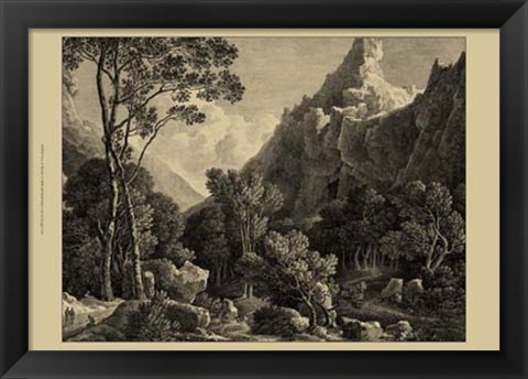 Framed View of Wensley Print