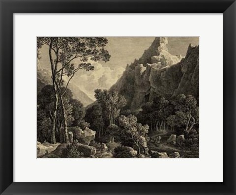 Framed View of Wensley Print