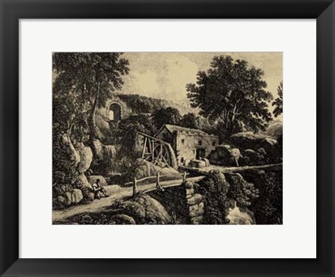 Framed Wensley Mill Print