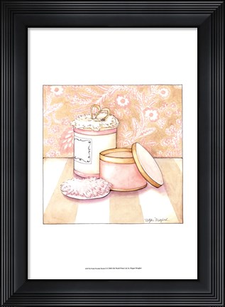 Framed Posh Powder Room II Print