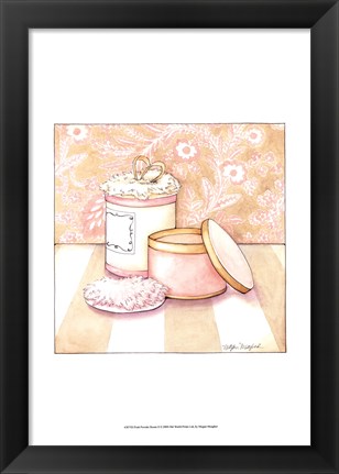 Framed Posh Powder Room II Print