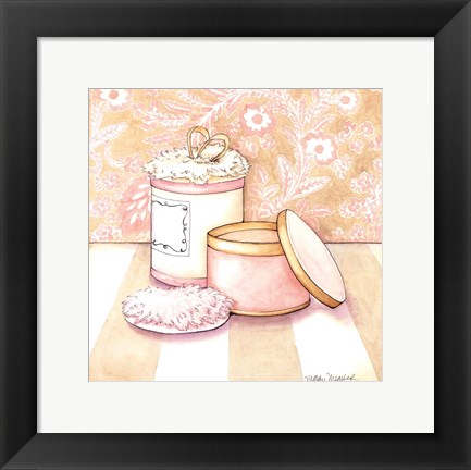 Framed Posh Powder Room II Print