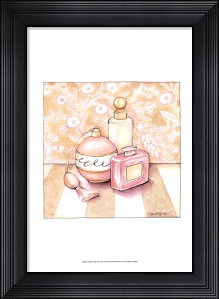 Framed Posh Powder Room III Print