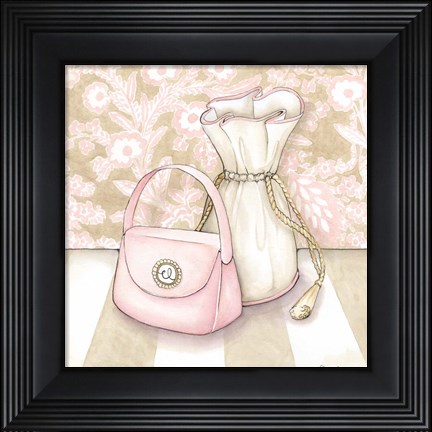 Framed Posh Powder Room IV Print