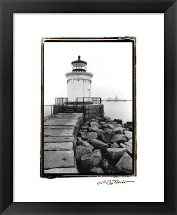 Framed Bug Light, Portland Print