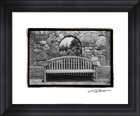 Framed Garden Respite III Print