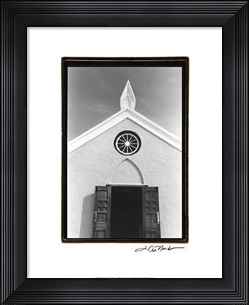 Framed Bermuda Architecture I Print