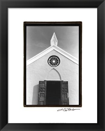 Framed Bermuda Architecture I Print