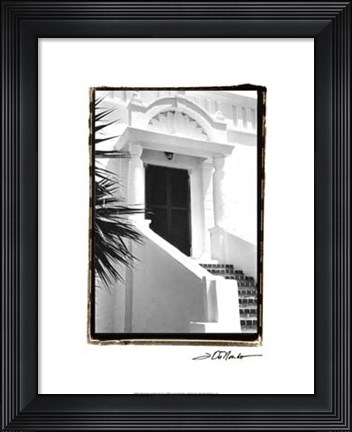 Framed Bermuda Architecture II Print