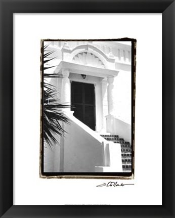 Framed Bermuda Architecture II Print