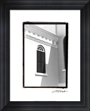 Framed Bermuda Architecture III Print