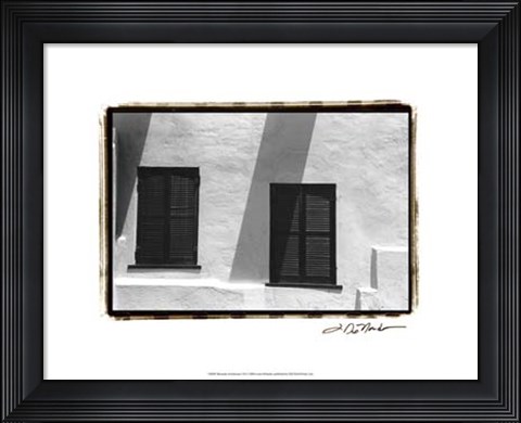 Framed Bermuda Architecture VII Print