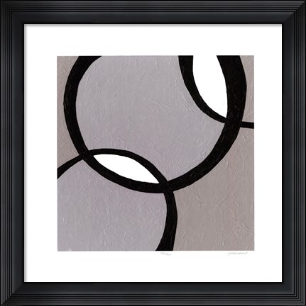 Framed Ellipse I Print
