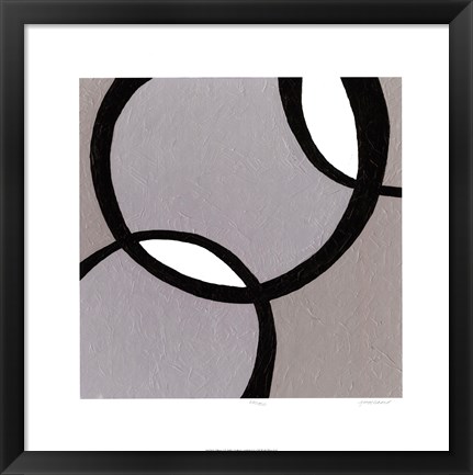 Framed Ellipse I Print