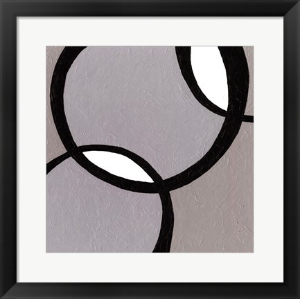 Framed Ellipse I Print